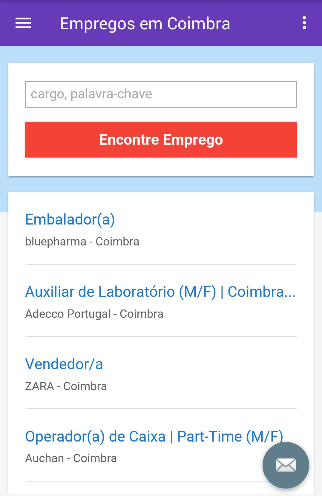 Empregos em Coimbra for Android - APK Download