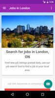 Jobs in London, Canada Affiche