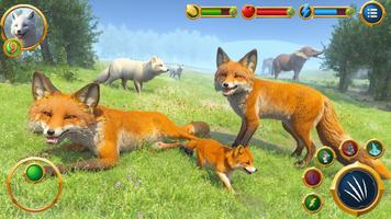 Virtual Arctic Fox Family Sim capture d'écran 2