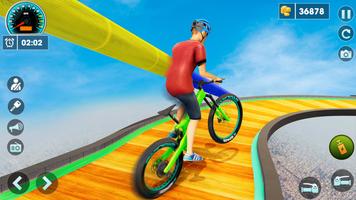 BMX Racing Stunts Riding Game screenshot 1