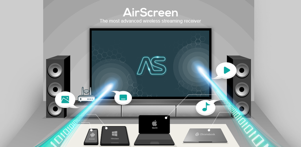 Como baixar AirScreen - AirPlay & Cast apk versão mais recente 2.12.2 para Android 2025 image