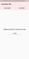 Calculador Letra del DNI پوسٹر