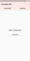 Calculador Letra del DNI اسکرین شاٹ 1