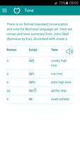 BAMALearnBurmese Cheatsheet capture d'écran 3
