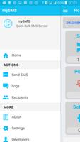 myBulkSMS - Bulk SMS App poster
