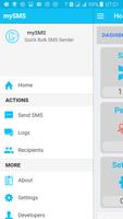 myBulkSMS - Bulk SMS App Affiche