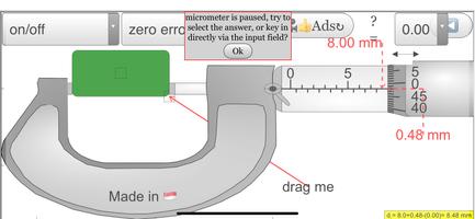 Micrometer screenshot 2