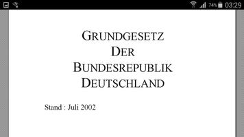 Deutsches Grundgesetz Arabisch capture d'écran 2