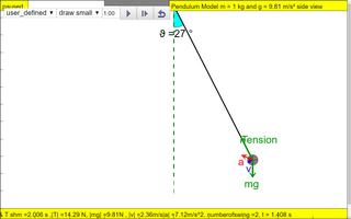 Pendulum Simulator Virtual Lab capture d'écran 1