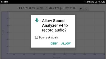 Sound Spectrum Analyzer capture d'écran 1