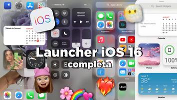 برنامه‌نما IOS 16 Launcher عکس از صفحه