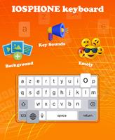 iOS Keyboard With iOS Emojis plakat