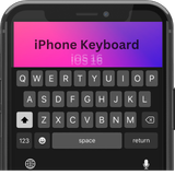 ikeyboard - iPhone keyboard