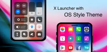 X Launcher: с темой OS13