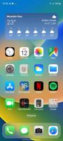 Launcher iOS 16 पोस्टर