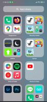 برنامه‌نما Launcher iOS 17, Phone 15 عکس از صفحه