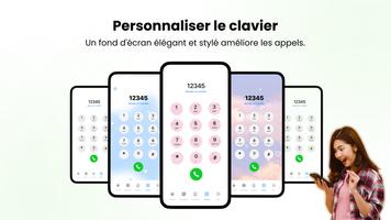 Écran iCall: Contacts, Appel Affiche