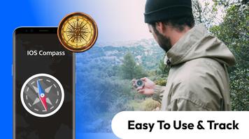 iOS Compas- iOS 16 iCompass capture d'écran 3