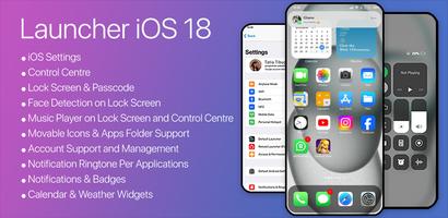 Launcher iOS 18 Plakat