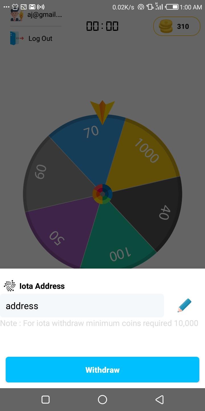 IOTA Spin Faucet Earn for Android - APK Download