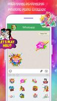 Holi Sticker For WP اسکرین شاٹ 1