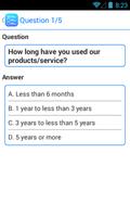 Survey App capture d'écran 3