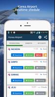 Korea Airport,Flight Schedule постер