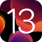 iLauncher OS13 - Lockscreen & Control Center icône