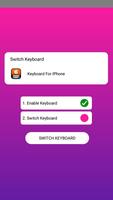 iPhone Keyboard for Androids poster