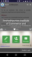 Seshadripuram Institute of Commerce & Management Affiche