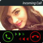 Fake Call Girlfriend Prank HD icône