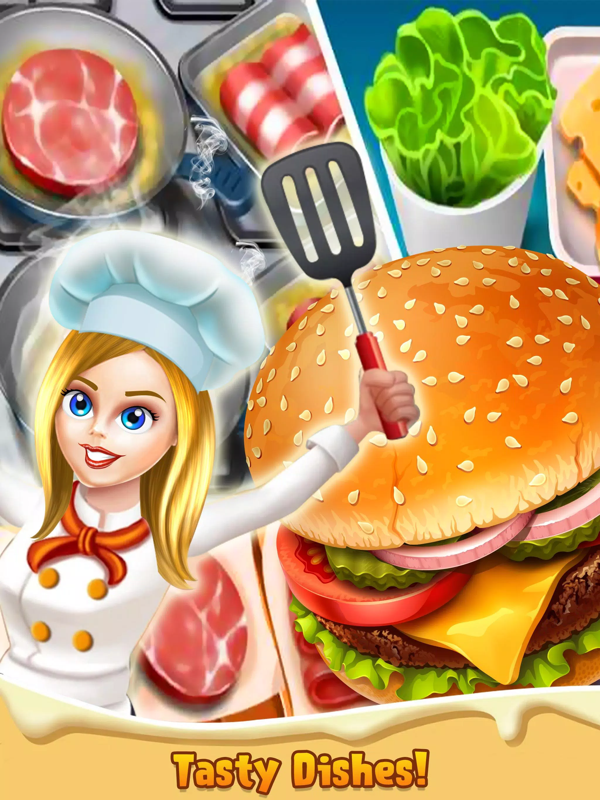 louco jogo hambúrguer cozinhar - Download do APK para Android