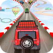 Mega ramp jeep stunt games