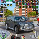 école voiture conduite Jeux 3D icône