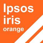 Ipsos iris orange أيقونة