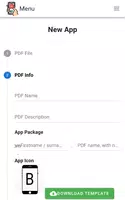 Pdf2App captura de pantalla 1