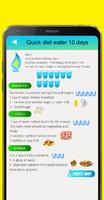 Quick diet water 10 days screenshot 2