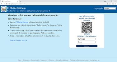 2 Schermata IP Phone Camera