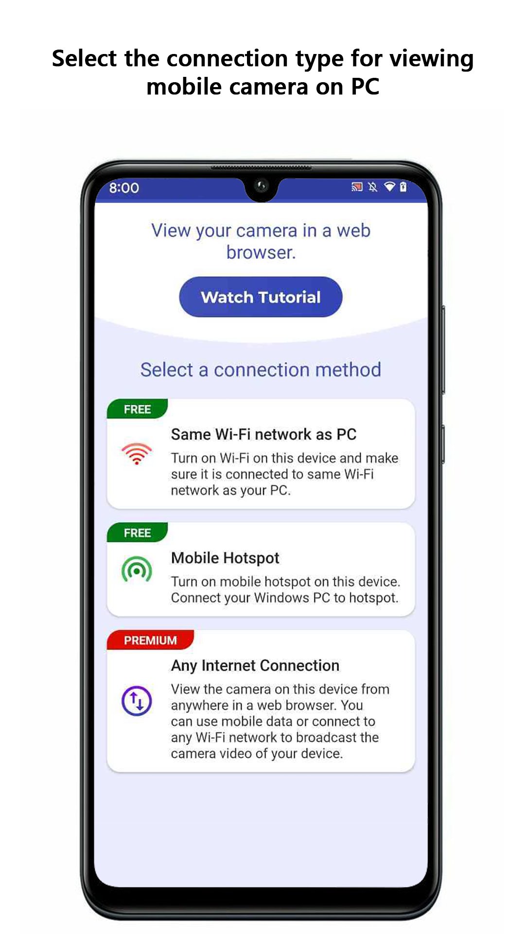 IP Phone Camera APK do pobrania na Androida