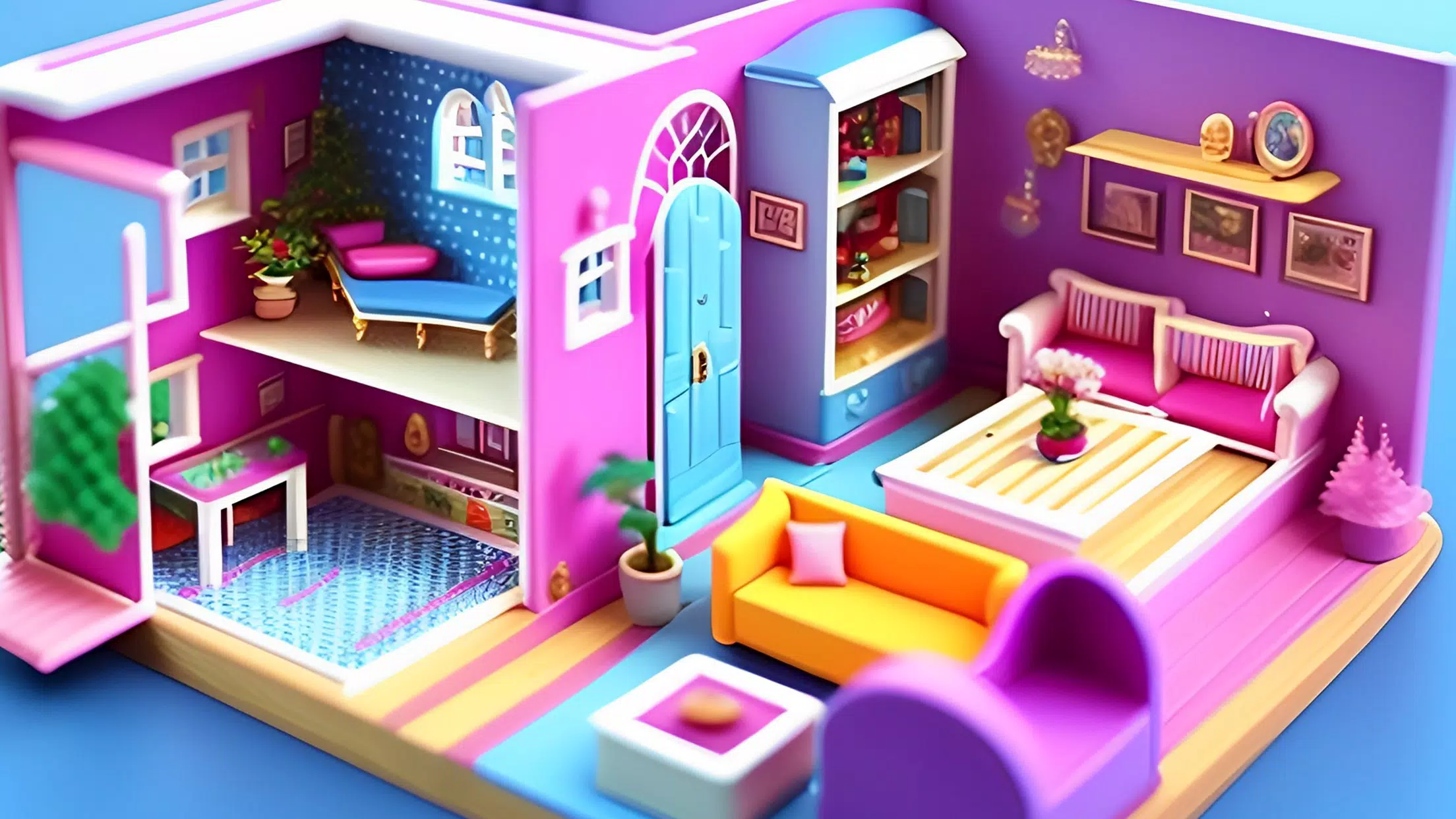 Download Dream Doll House Decorating android on PC