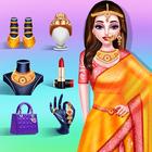 Indian Wedding Make Up Games أيقونة