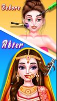 Indian Wedding Make Up Games تصوير الشاشة 2