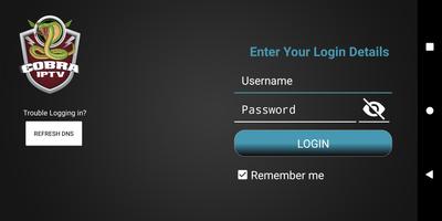 Cobra IPTV اسکرین شاٹ 1