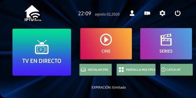 1 Schermata TV HOME APP IPTV