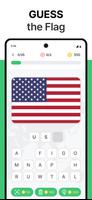 Flags quiz - Guess the flag الملصق