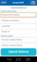 HospiceWR Referral App screenshot 1