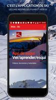 Ski App: Leçons, actualités et Affiche