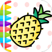 Colorful Fruits: Draw & Color Zeichen