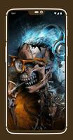 Ice Fire Skull Wallpapers syot layar 2