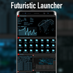 Futuristic Launcher-Iris Theme